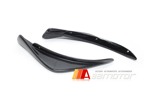 Carbon Fiber R Front Bumper Canards Set fit for Mitsubishi Lancer Evolution EVO 8 VIII
