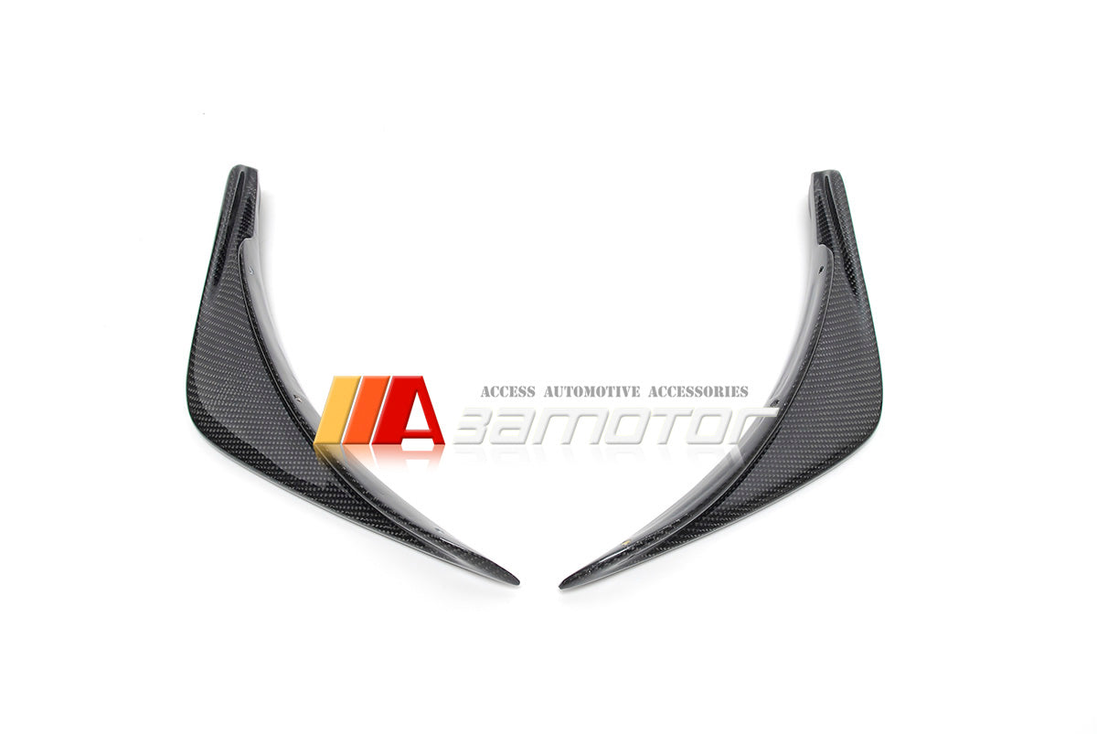 Carbon Fiber R Front Bumper Canards Set fit for Mitsubishi Lancer Evolution EVO 8 VIII