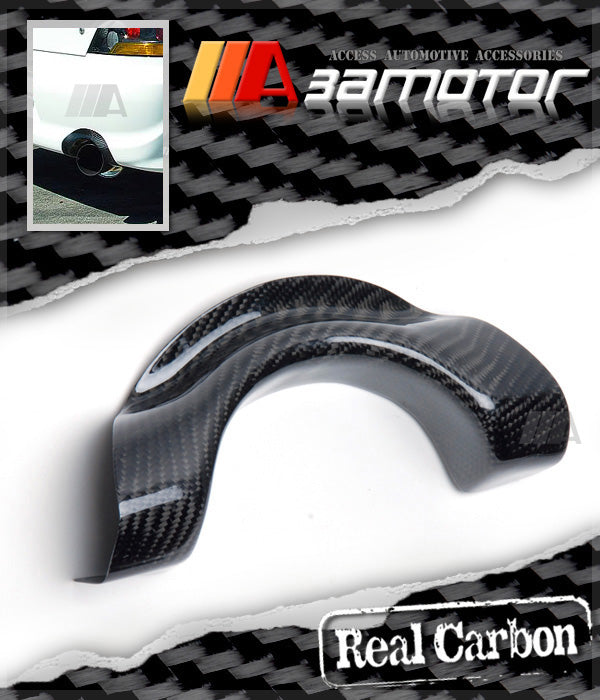Dry Carbon Fiber Bumper Exhaust Heat Shield fit for Mitsubishi Lancer Evolution EVO 8 / EVO 9 USDM
