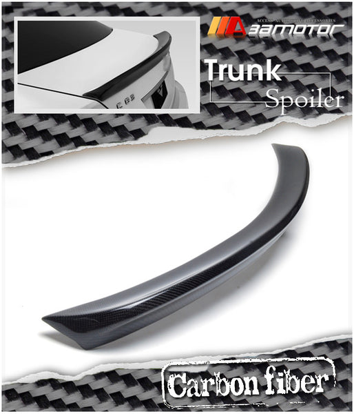 Carbon Fiber V Rear Trunk Spoiler Wing fit for 2008-2014 Mercedes W204 C-Class Sedan