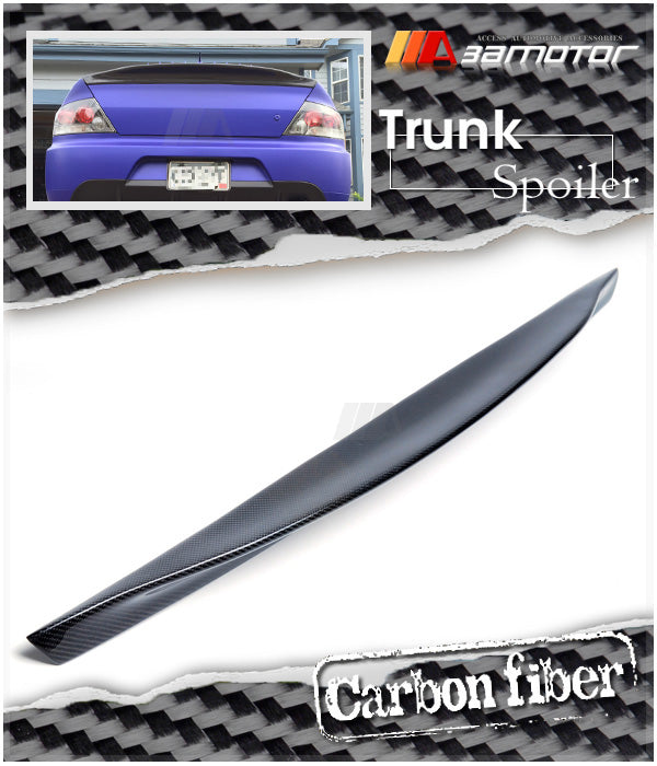 Carbon Fiber Ductbill  Rear Trunk Spoiler Wing fit for Mitsubishi Lancer Evolution EVO 7 / EVO 8 / EVO 9