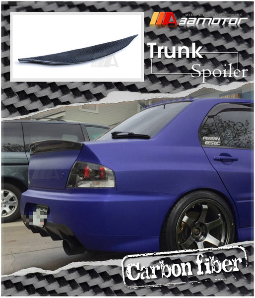 Carbon Fiber Ductbill  Rear Trunk Spoiler Wing fit for Mitsubishi Lancer Evolution EVO 7 / EVO 8 / EVO 9