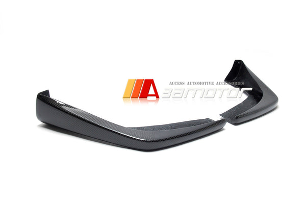 Carbon Fiber Front Bumper Splitter Covers Set fit for Mitsubishi Lancer Evolution X EVO 10