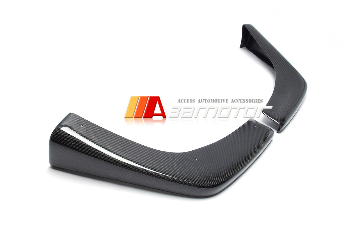 Carbon Fiber Front Bumper Splitter Covers Set fit for Mitsubishi Lancer Evolution X EVO 10