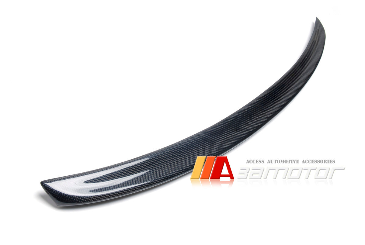 Carbon Fiber Rear Trunk Spoiler Wing fit for 2008-2015 Audi A4 B8 Base Sedan Non-Sline