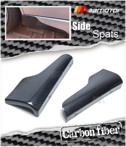 Carbon Fiber Rear Side Skirt Spats Set fit for Mitsubishi Lancer Evolution EVO 7 / EVO 8 / EVO 9 / 2001-2007 Lancer