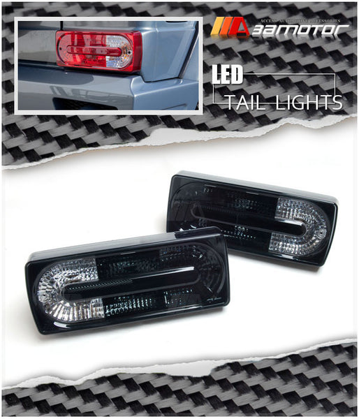 Rear Tail Lights Lamps Smoke & Clear Set fit for 2002-2014 Mercedes W463 G-Class
