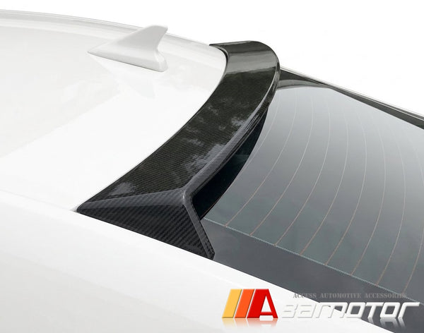 Carbon Fiber Roof Spoiler Wing fit for 2013-2019 Cadillac ATS Sedan