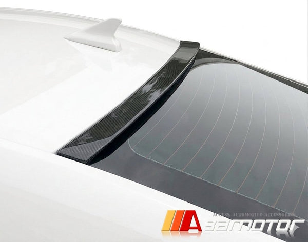 Carbon Fiber Roof Spoiler Wing fit for 2013-2019 Cadillac ATS Sedan