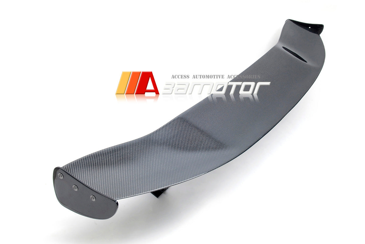 69 Inch Universal JDM Carbon Fiber Rear Racing GT Style Trunk Spoiler Wing Deck