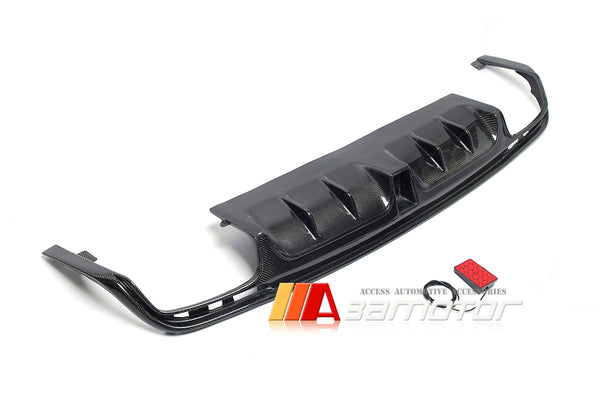Carbon Fiber Rear Bumper Diffuser fit for 2014-2017 Mercedes W222 S-Class S63 / S65 AMG