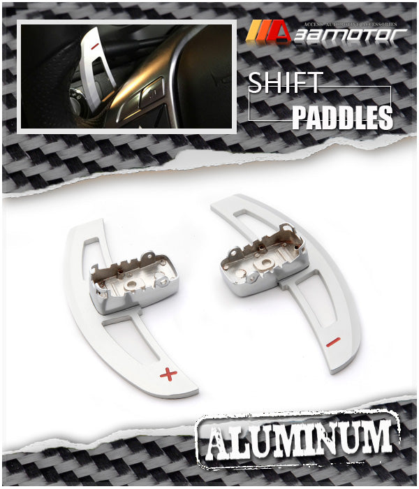 Aluminum Extended Length Shifter Paddles Set fit for Mercedes SLS CL63 E63 CLS63 C63 S63 Paddle Shifters
