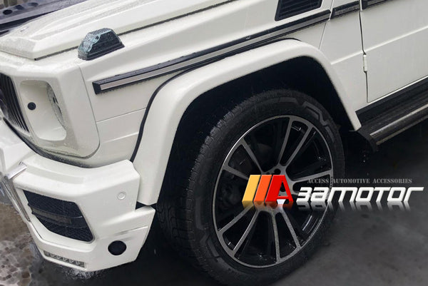 G63 Style Wide Fender Flares Set 4 PCS fit for 2002-2018 Mercedes W463 G-Class Wagon