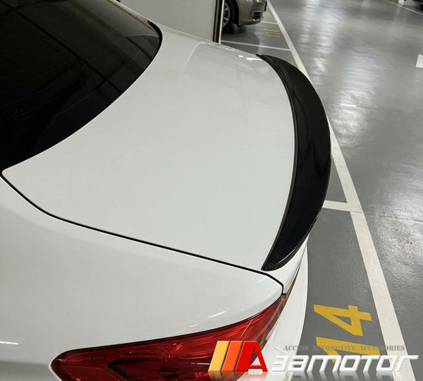Carbon Fiber Rear Trunk Spoiler Wing fit for 2017-2023 BMW G30 5-Series Sedan / F90 M5