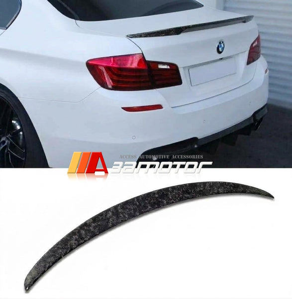 Forged Carbon Fiber Rear Trunk Spoiler Wing fit for 2010-2016 BMW F10 5-Series Sedan / F10 M5