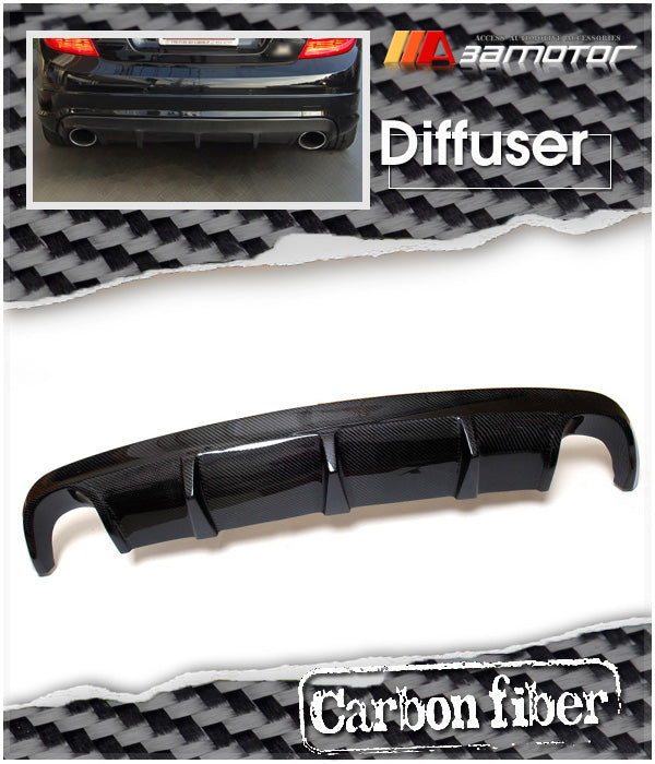 Carbon Fiber Rear Bumper Diffuser Dual fit for 2008-2011 Mercedes W204 Pre-Facelift C-Class AMG
