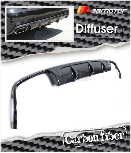 Carbon Fiber Rear Bumper Diffuer fit for 2011-2013 Mercedes W212 / S212 E63 AMG