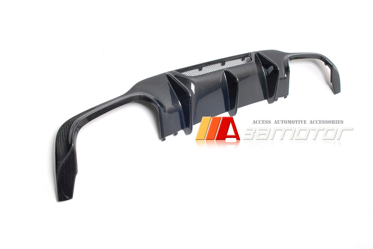 Carbon Fiber Rear Bumper Diffuser fit for 2012-2015 Mercedes W204 / C204 Facelift C63 AMG