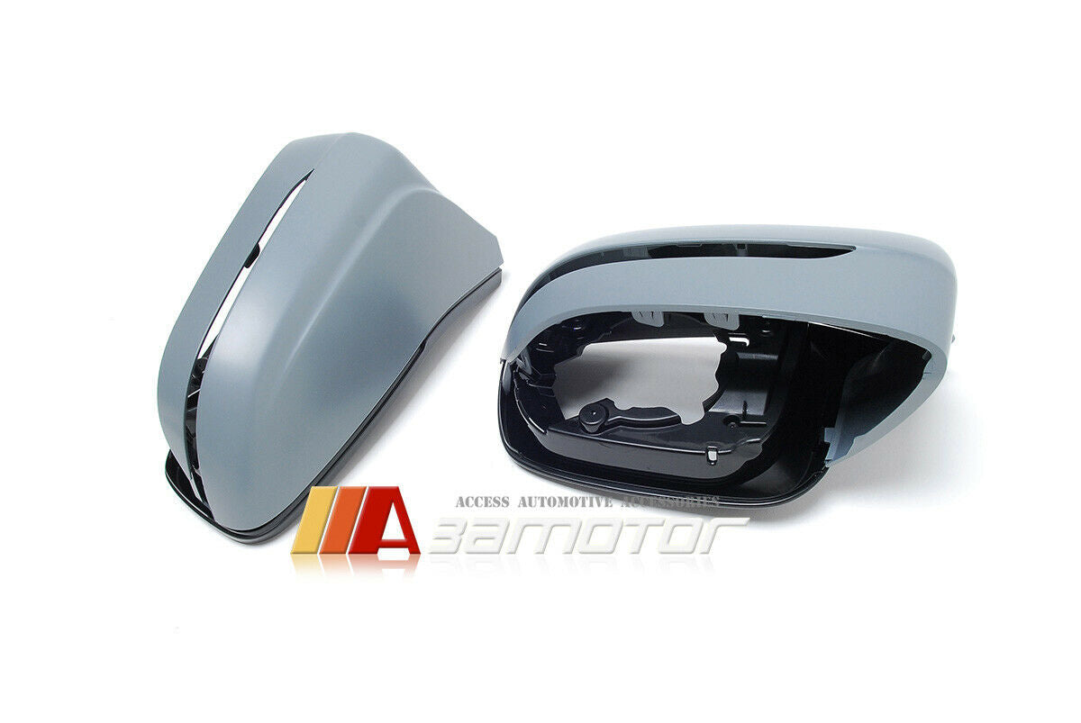 Unpainted Replacement Side Mirror Covers Set fit for 2019-2022 BMW G20 / G21 3-Series