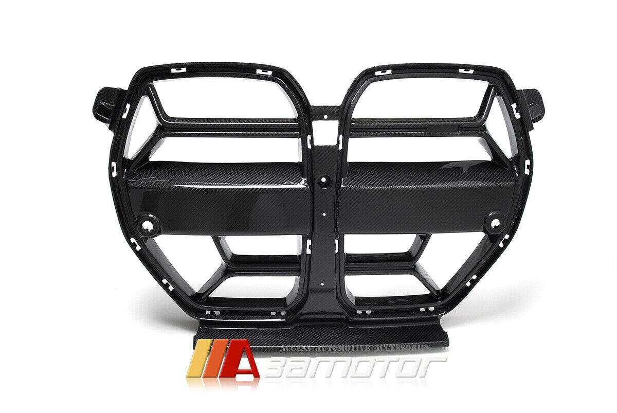 Dry Carbon Fiber CSL Front Bumper Grille fit for 2021-2023 BMW G80 M3 / G82 G83 M4