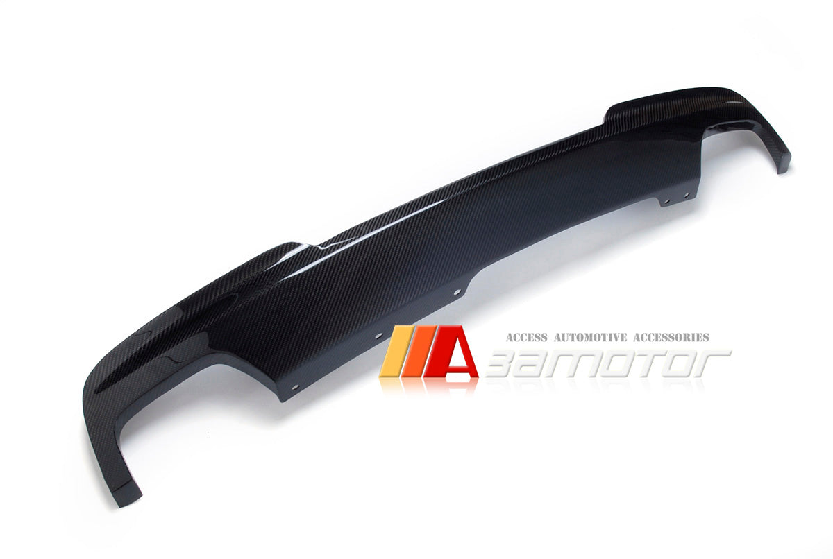 Carbon Fiber M Tech Style Bumper Diffuser Quad fit for BMW F10 / F11 5-Series with M Sport Package