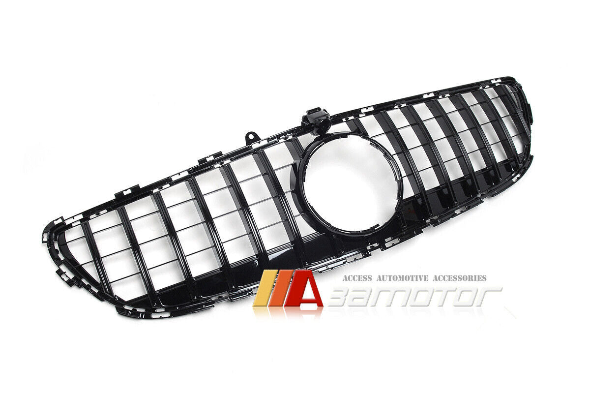 All Black GT Style Front Grille fit for 2020-2022 Mercedes W118 C118 / X118 CLA-Class