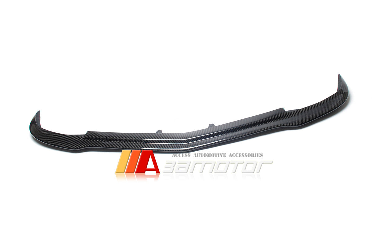 Carbon Fiber Front Bumper Lip Spoiler fit for 2012-2015 Mercedes W204 C63 Facelift Sedan / C204 C63 Coupe AMG