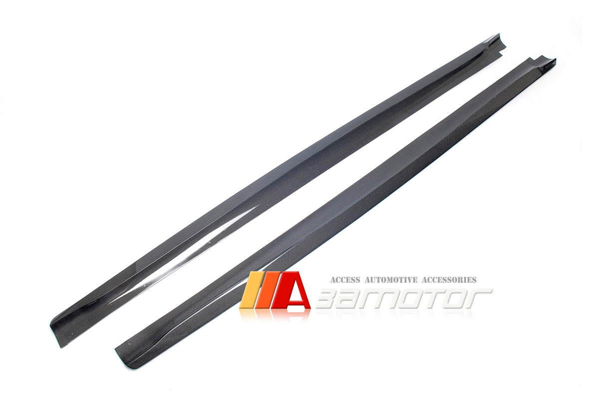 Carbon Fiber Side Skirt Extensions Set fit for 2015-2019 BMW F16 M Sport / F86 X6M