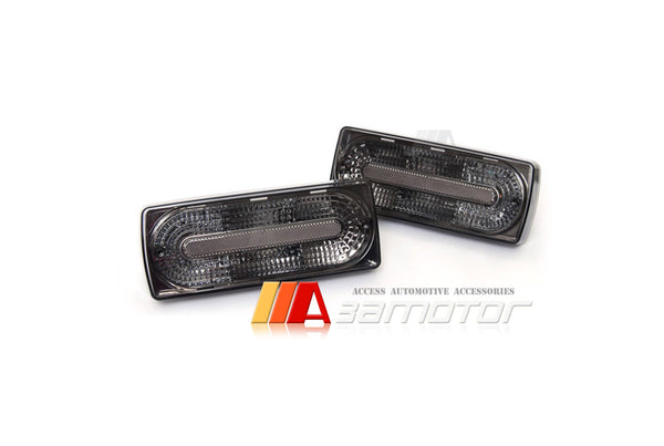 Rear Tail Lights Lamps Smoke Lens Set fit for 2002-2014 Mercedes W463 G-Class
