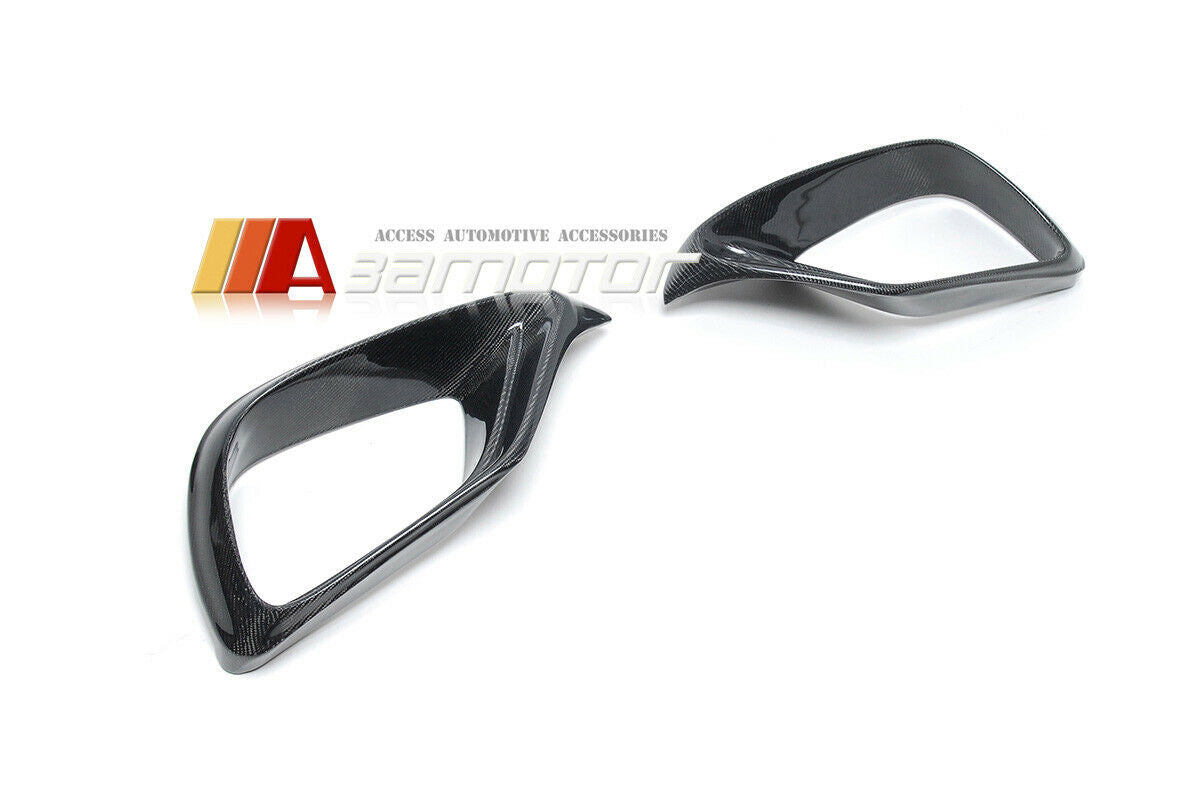 Carbon Fiber Fog Light Lamp Surround Cover fit for 2017-2020 Mercedes W213 / S213 E63S AMG