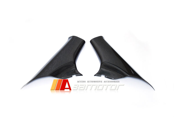 Carbon Fiber Interior C Pillar Panel Cover Set fit for Mitsubishi Lancer Evolution X EVO 10