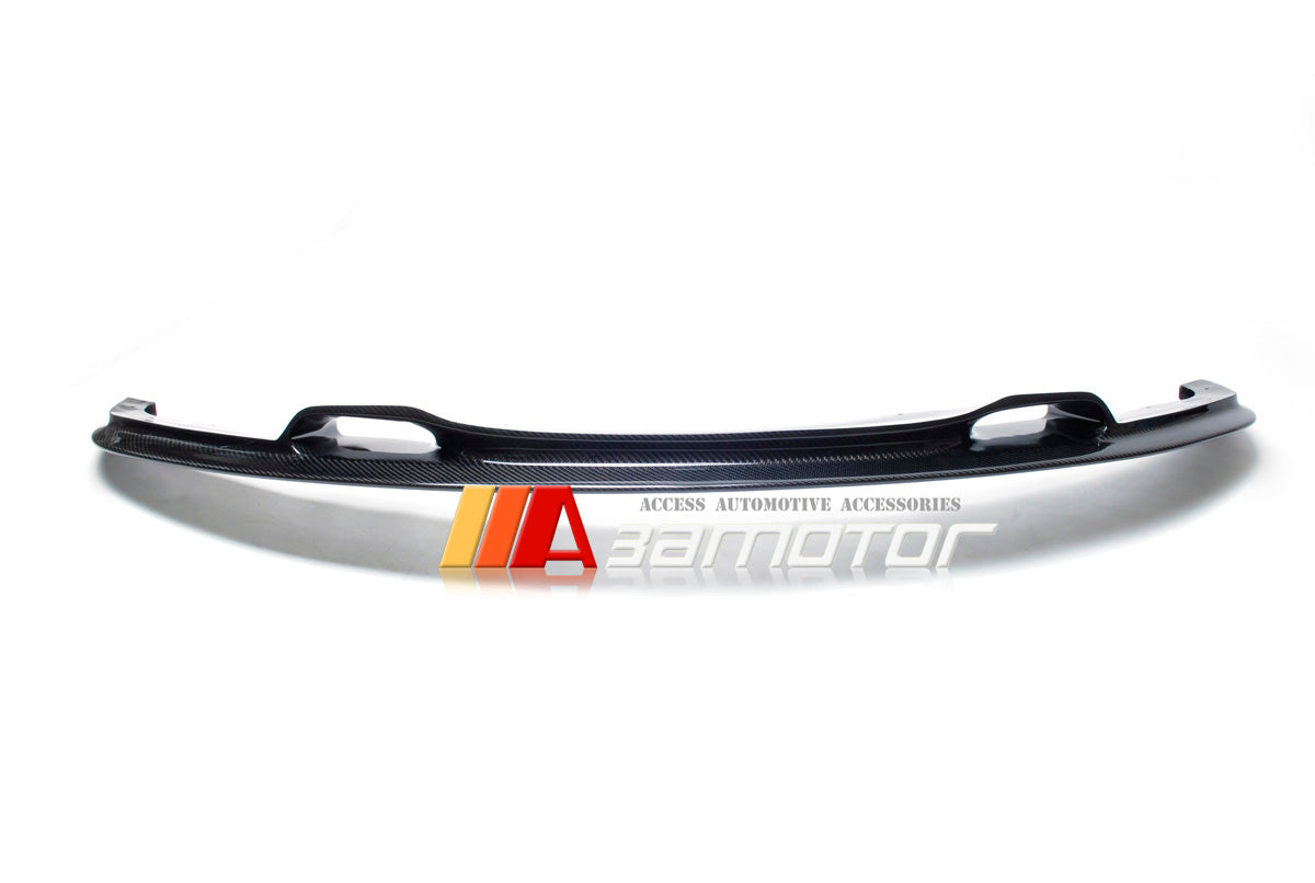Carbon Fiber V Front Bumper Lip Spoiler fit for 2012-2019 BMW F30 / F31 3-Series M Sport Package