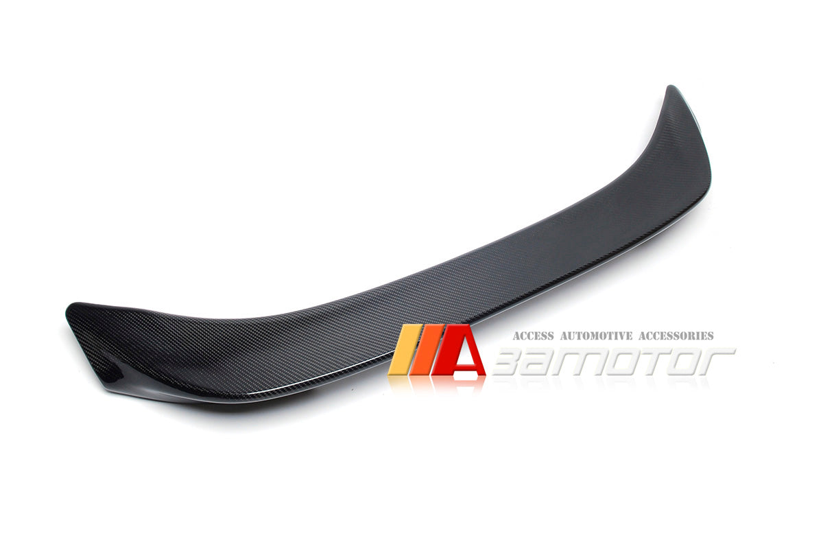 Carbon Fiber V  Rear Trunk Spoiler Wing fit for 2015-2021 BMW F82 M4 Coupe