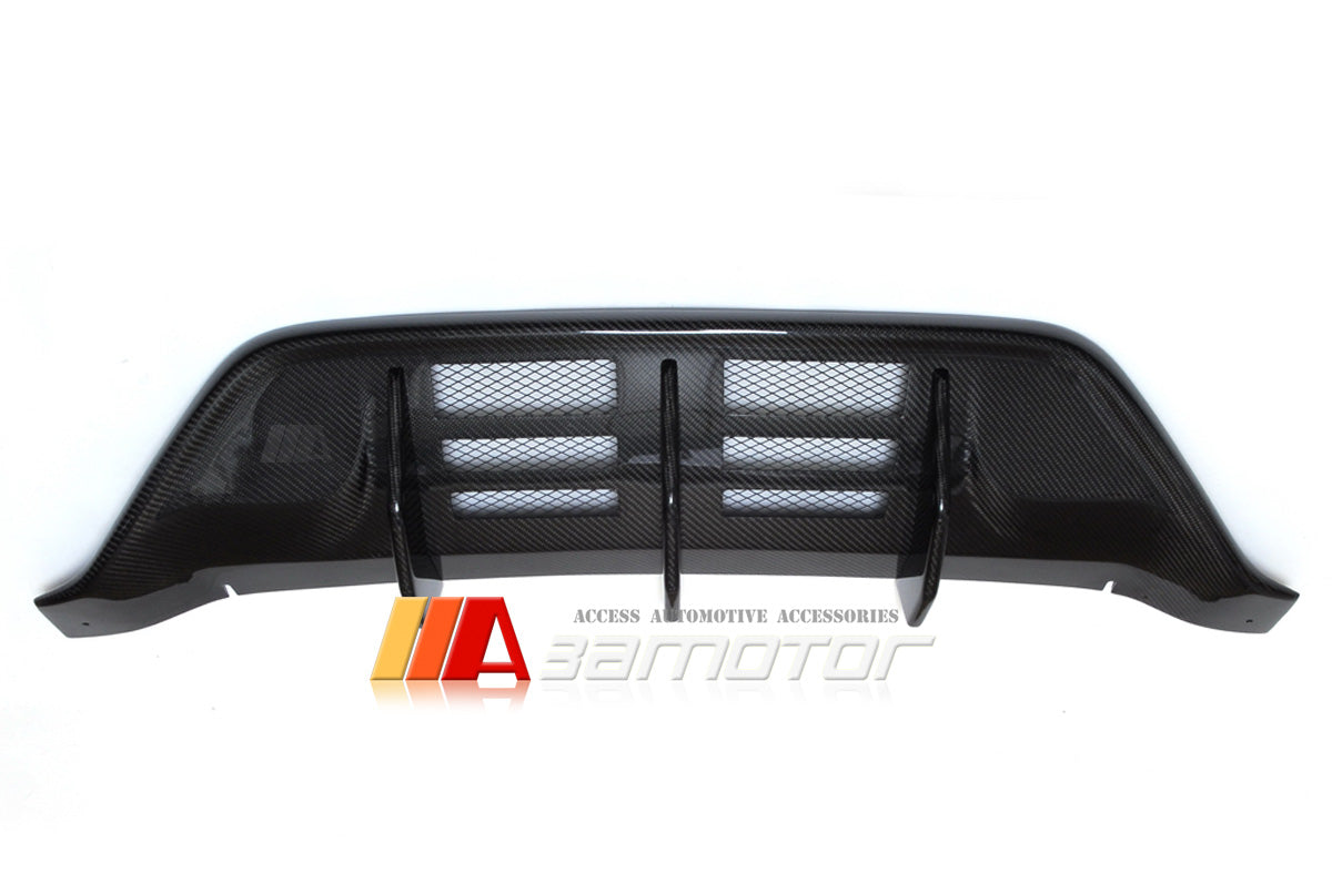 Carbon Fiber W Rear Bumper Diffuser fit for 2008-2011 Nissan GT-R R35 CBA
