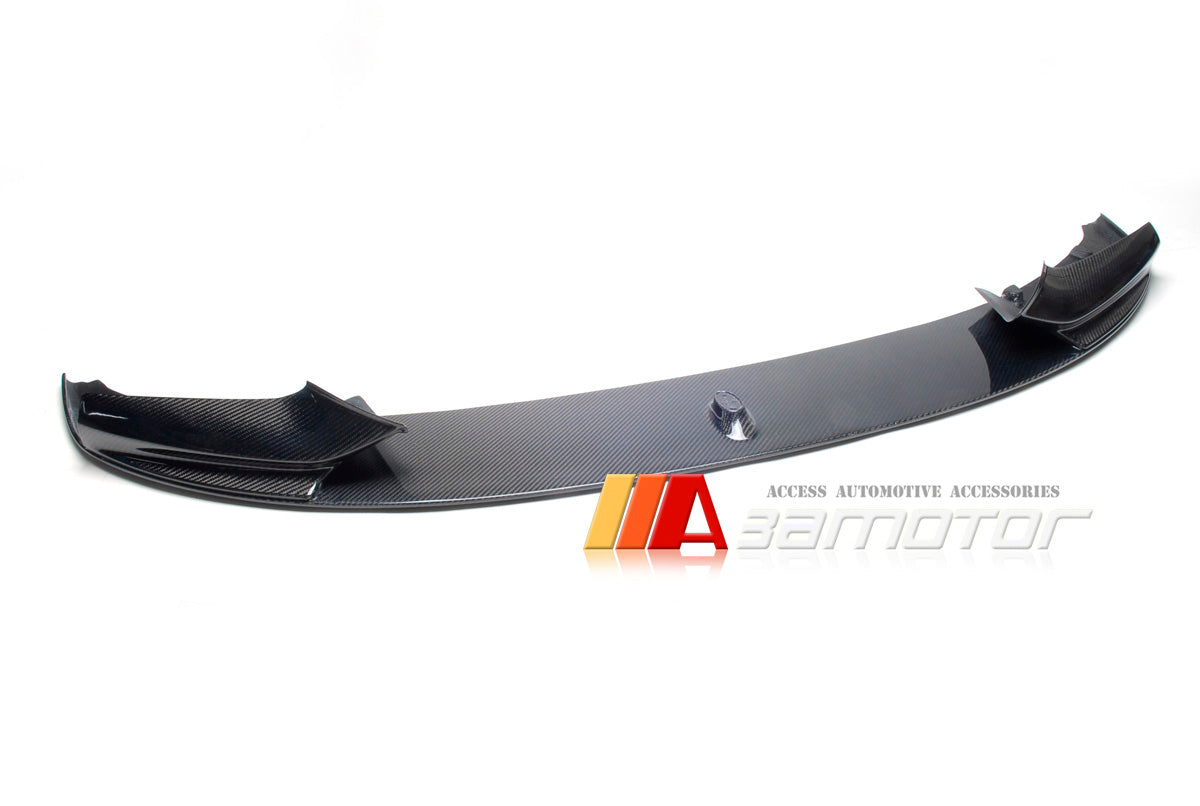 Carbon Fiber MP Front Bumper Lip Spoiler 3PC Set fit for 2011-2016 BMW F10 / F11 5-Series M Sport Package