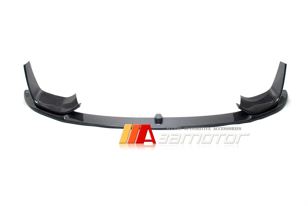 Carbon Fiber P Front Bumper Lip Spoiler 3PCS Set fit for BMW F80 M3 / F82 F83 M4