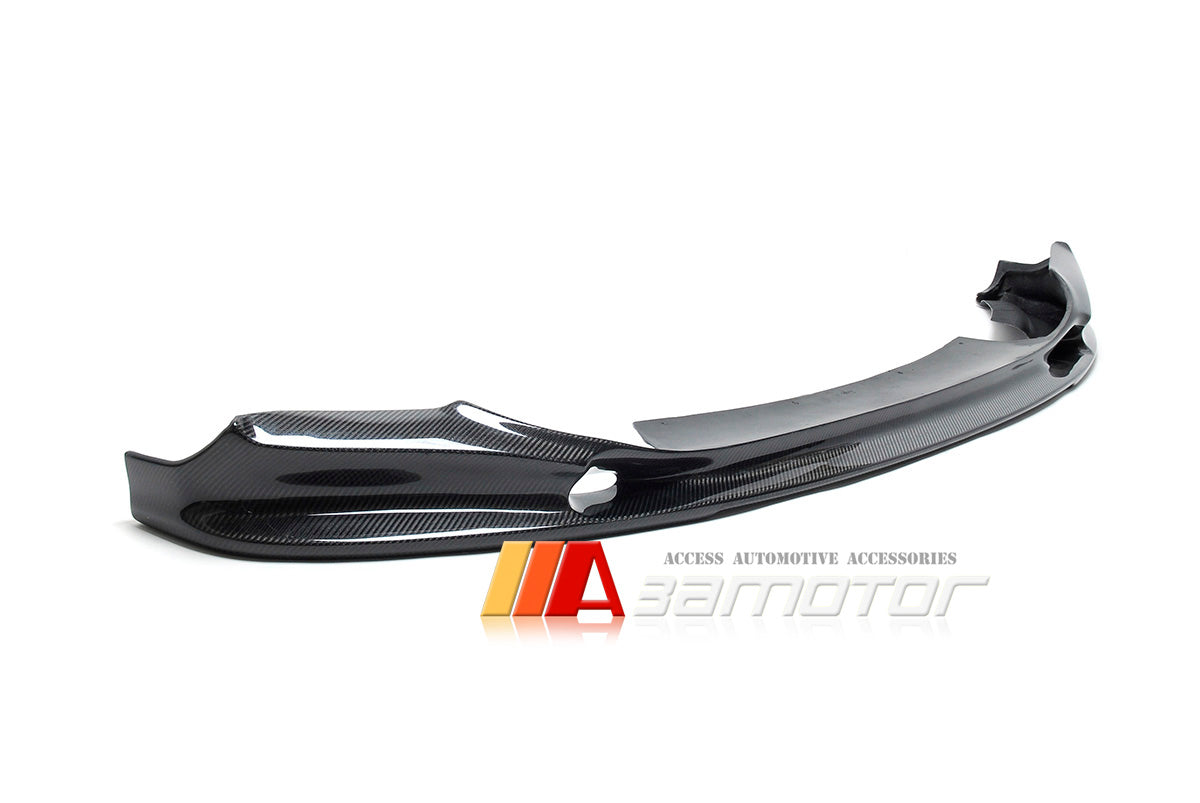 Carbon Fiber Front Bumper Lip Spoiler fit for 2014-2018 BMW F85 X5M / 2015-2019 F86 X6M