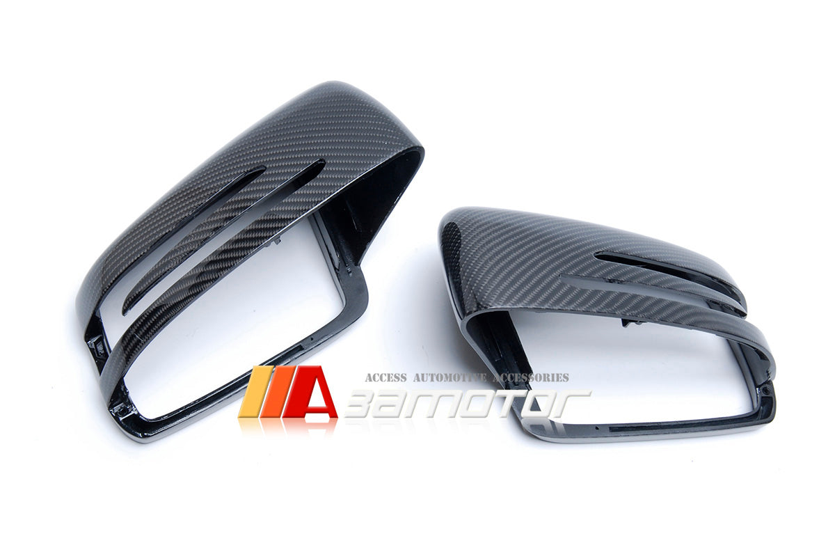 Replacement Carbon Fiber Side Mirrors Set fit for Mercedes W204 / C204 / W212 / W207 / W221 / C117 / W218 / W216 / X204
