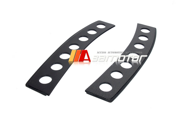 Carbon Fiber Rear Window Vents Louvers Set fit for Mitsubishi Lancer Evolution X EVO 10