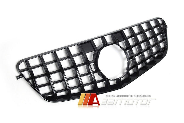 All Black GT Style Front Bumper Grille fit for 2009-2013 Mercedes W212 / S212 E-Class