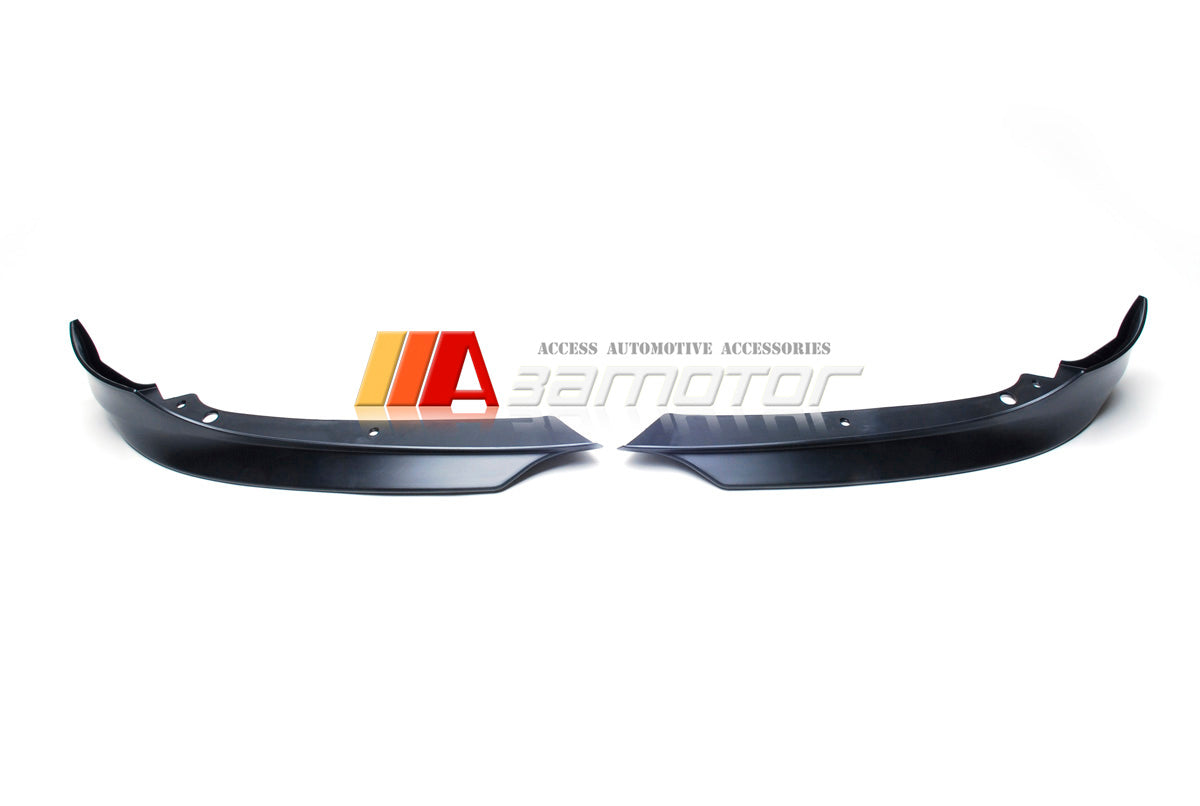 Matte Black Front Bumper Splitter Set fit for 2009-2011 BMW E90 / E91 LCI 3-Series