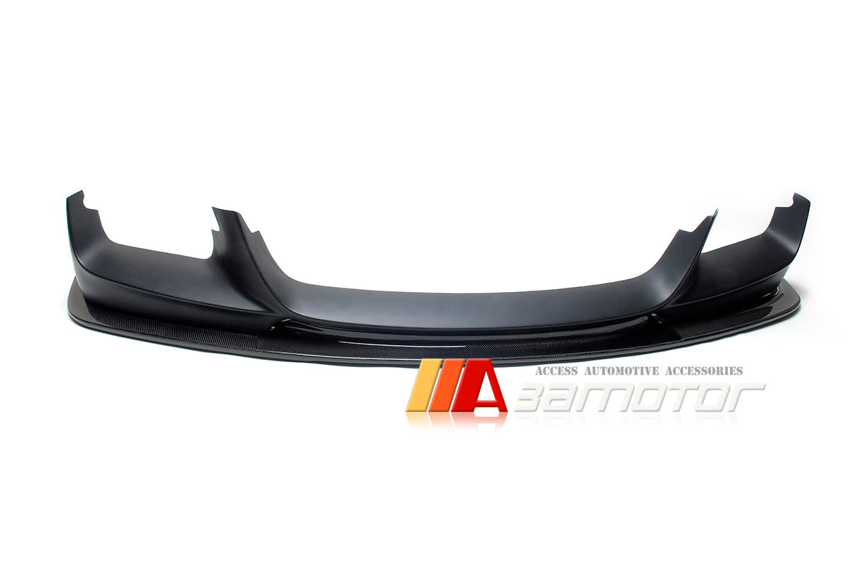 Carbon Fiber 3D Front Bumper Lip Spoiler fit for 2012-2017 BMW F06 / F12 / F13 6-Series M Sport Package