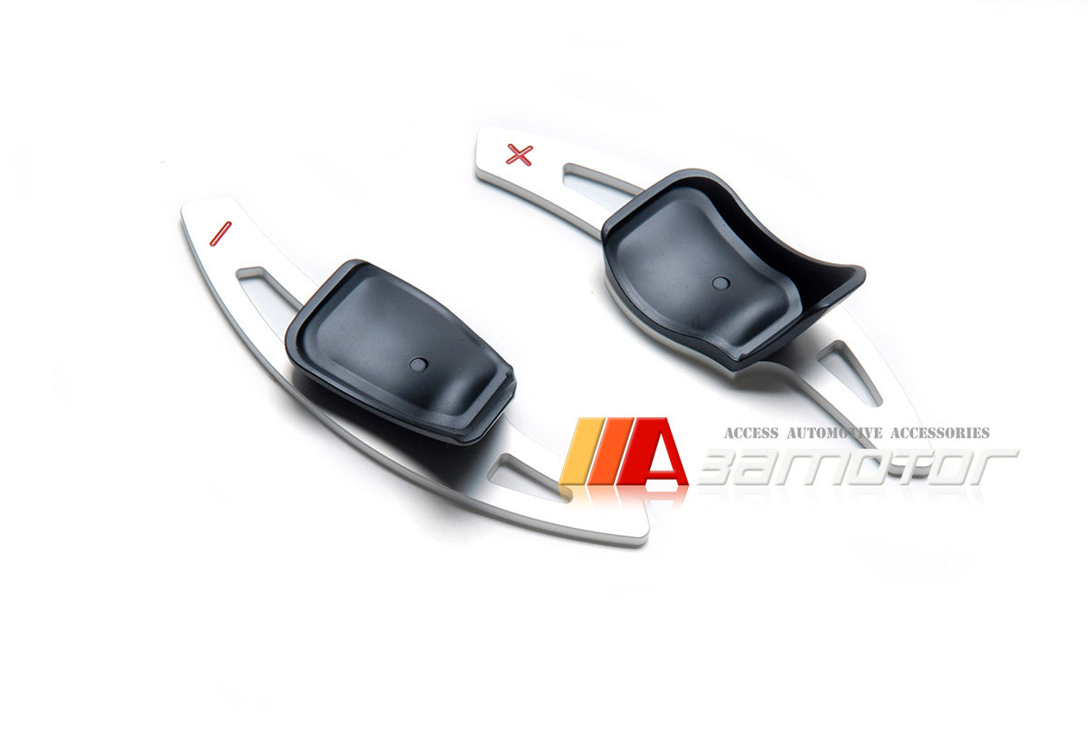 Aluminum DSG Shifter Steering Wheel Paddle Extension Set SILVER fit for VW Golf MK5 / MK6