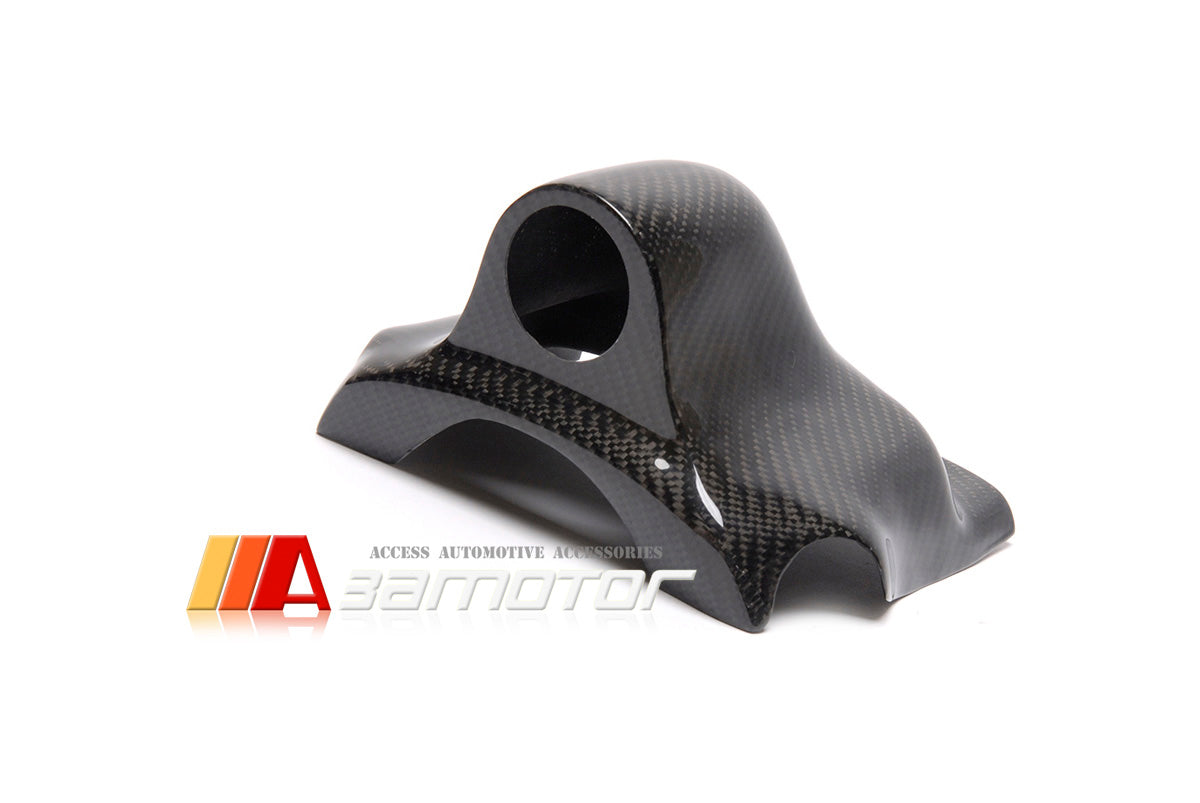 Steering Wheel Single Carbon Fiber Pod Cover fit for Mitsubishi Lancer Evolution X EVO 10