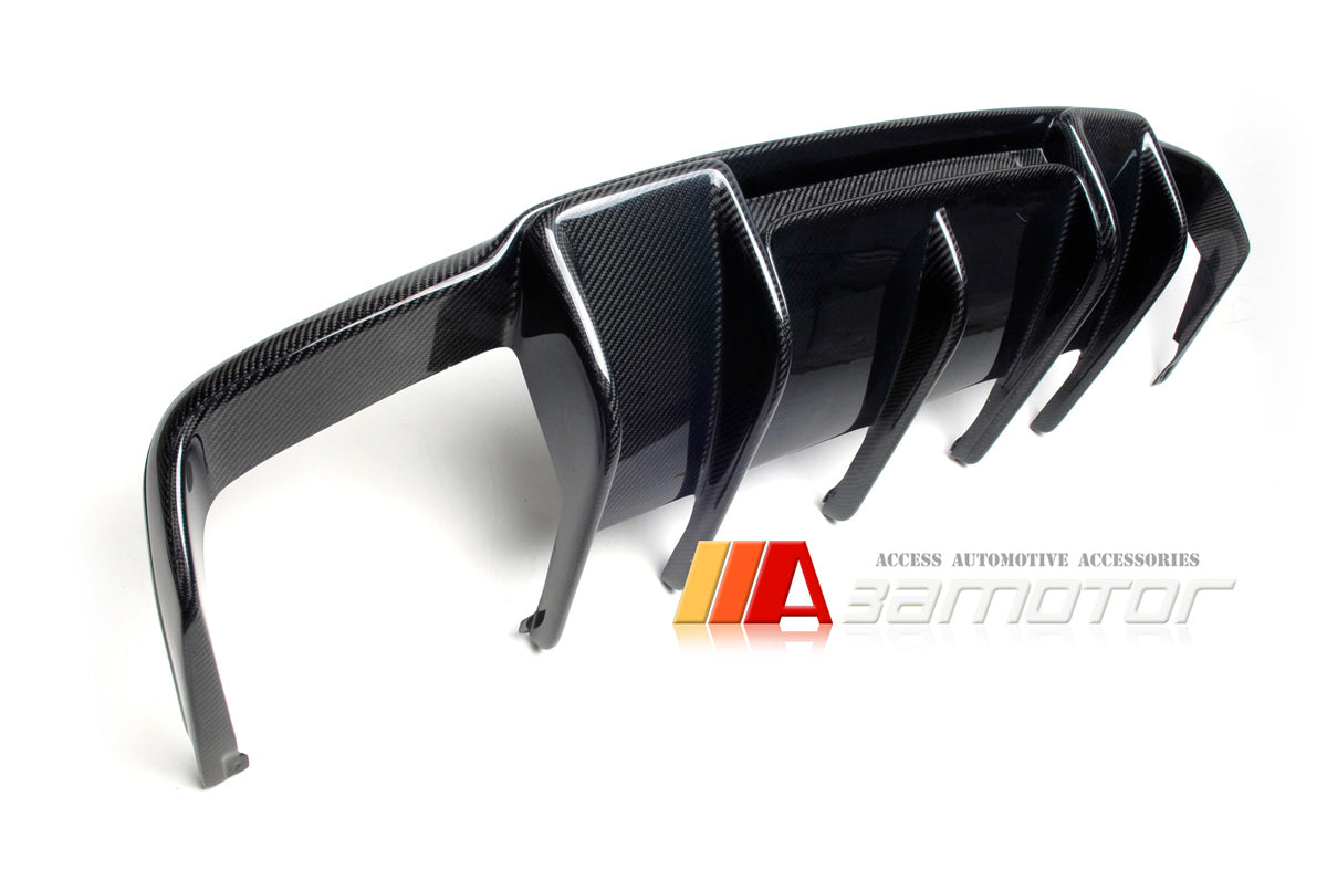 Carbon Fiber R Rear Bumper Diffuser Quad fit for Mercedes C218 / W218 CLS63 AMG