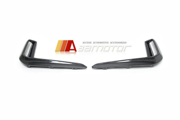 Replacement Carbon Fiber Front Bumper Brake Ducts fits 2017-2021 BMW G30 / G31 5-Series M Sport