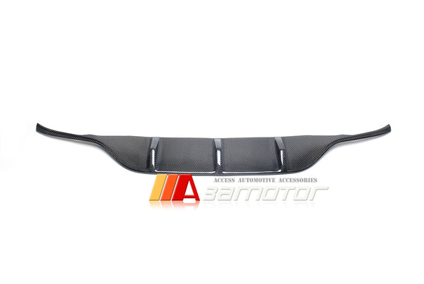 Carbon Fiber Rear Diffuser Cover fit for 2016-2021 Mercedes W205 C-Class Sedan AMG Package & C63