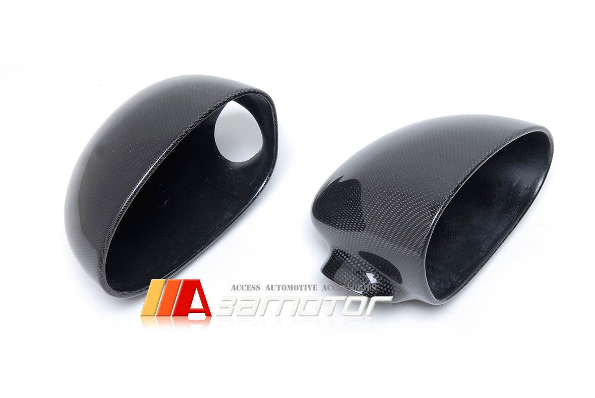 Replacement Carbon Fiber Door Side Mirror Covers Set fit for 2001-2006 BMW 46 M3