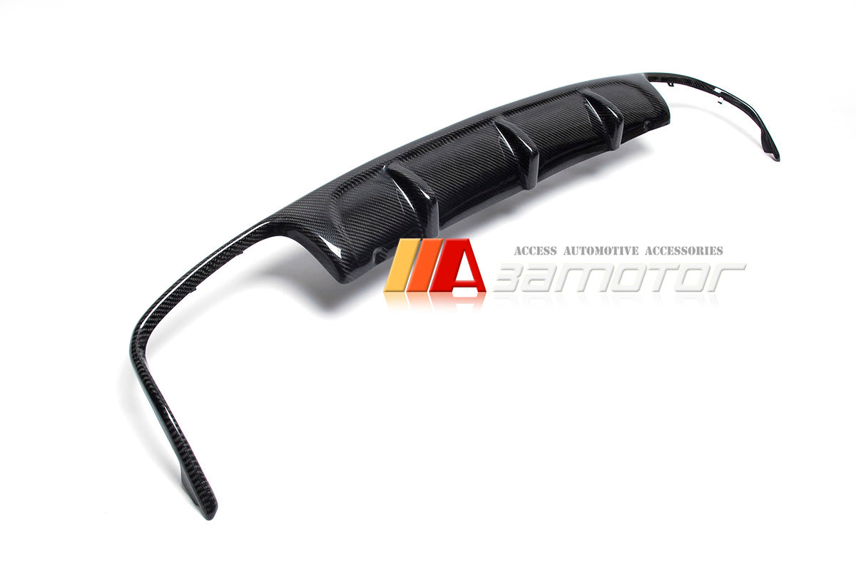 S212 Rear Carbon Fiber Rear Bumper Diffuer fit for 2011-2013 Mercedes W212 / S21 ...