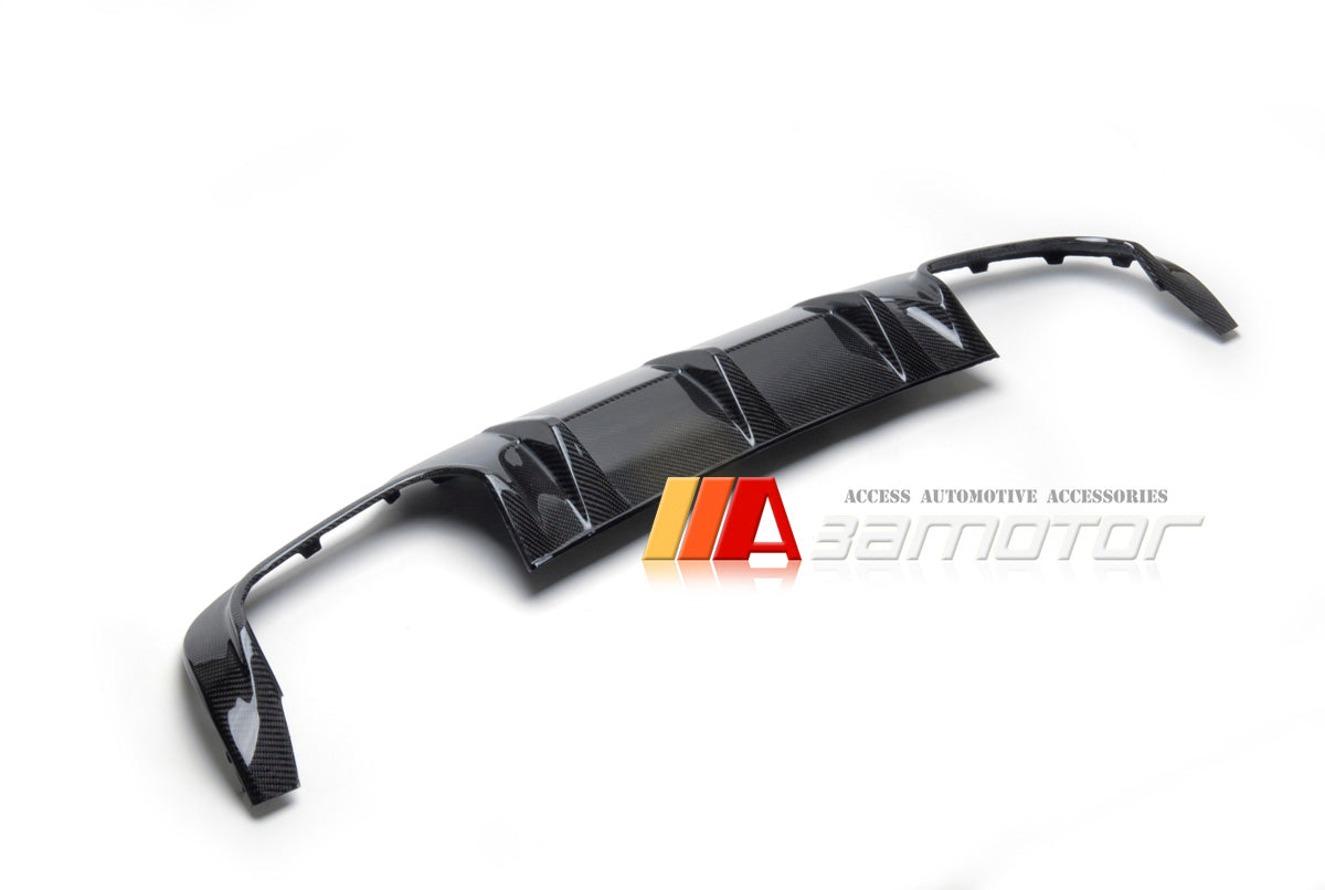 Carbon Fiber Rear Bumper Diffuser Quad fit for 2012-2015 Mercedes W204 Facelift / C204 C63 AMG